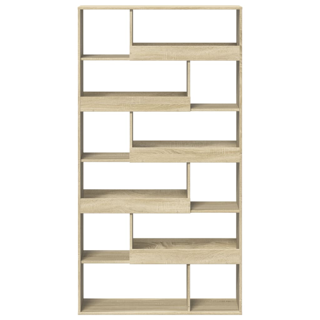 Bookcase Sonoma Oak 100x33x187,5 cm Engineered Wood