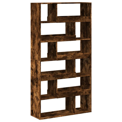 Bookcase Smoked Oak 100x33x187,5 cm Engineered Wood