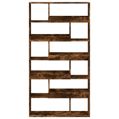 Bookcase Smoked Oak 100x33x187,5 cm Engineered Wood
