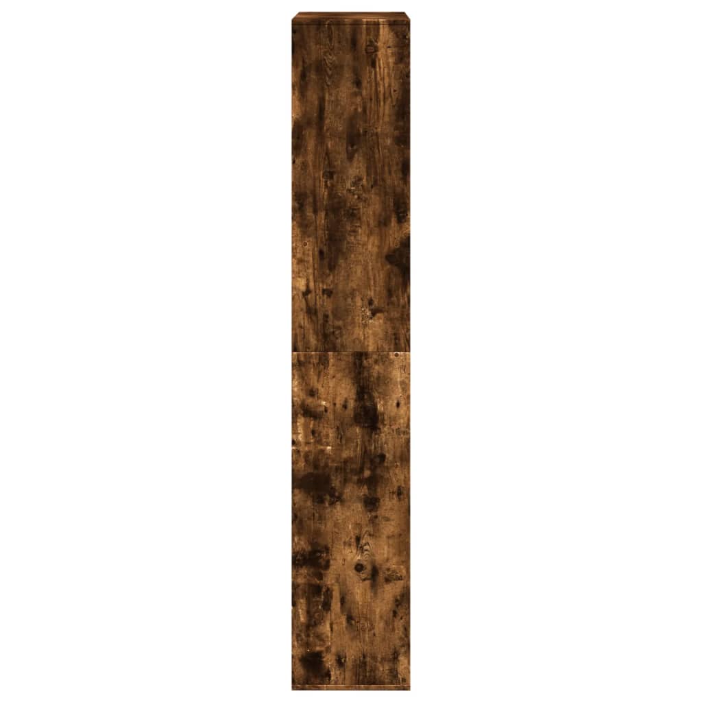 Bookcase Smoked Oak 100x33x187,5 cm Engineered Wood