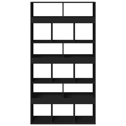 Bookcase Black 100x33x187.5 cm Engineered Wood