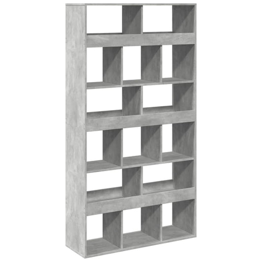 Bookcase Concrete Grey 100x33x187,5 cm Engineered Wood