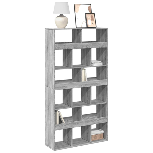 Bookcase Grey Sonoma 100x33x187,5 cm Engineered Wood