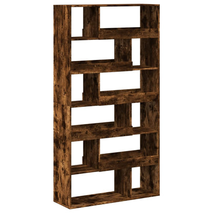Room Divider Smoked Oak100x33x187,5 cm Engineered Wood
