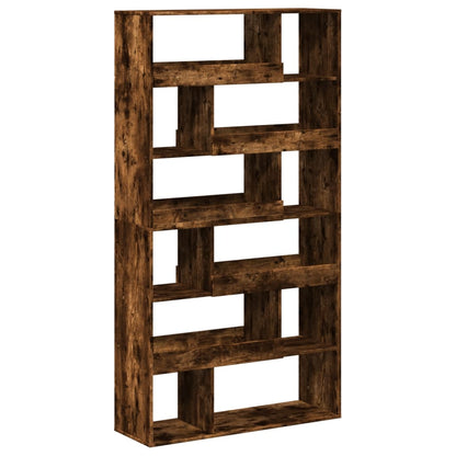 Room Divider Smoked Oak100x33x187,5 cm Engineered Wood