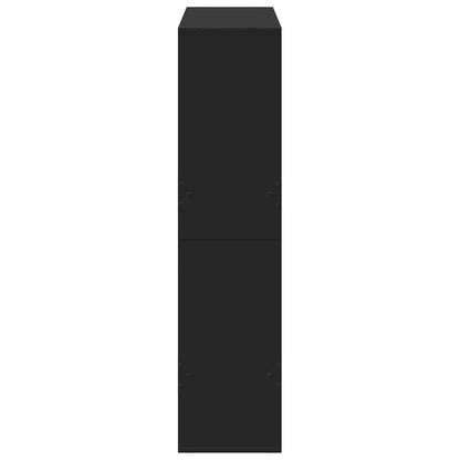 Room Divider Black 100x33x135 cm Engineered Wood