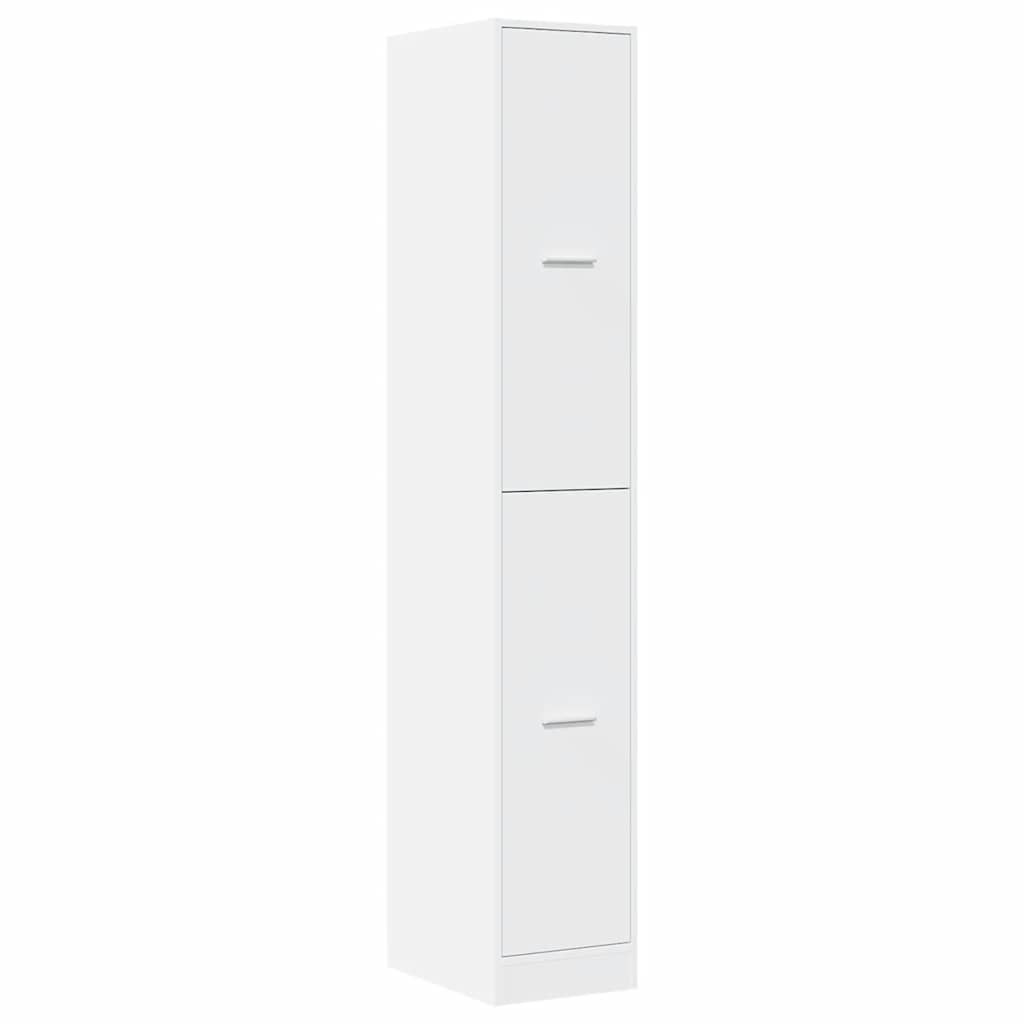 Apothecary Cabinet White 30x41x174,5 cm Engineered Wood