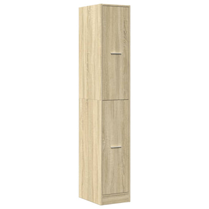 Apothecary Cabinet Sonoma Oak 30x41x174,5 cm Engineered Wood