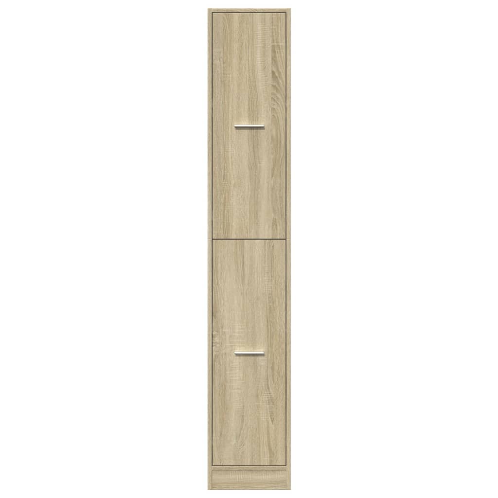 Apothecary Cabinet Sonoma Oak 30x41x174,5 cm Engineered Wood