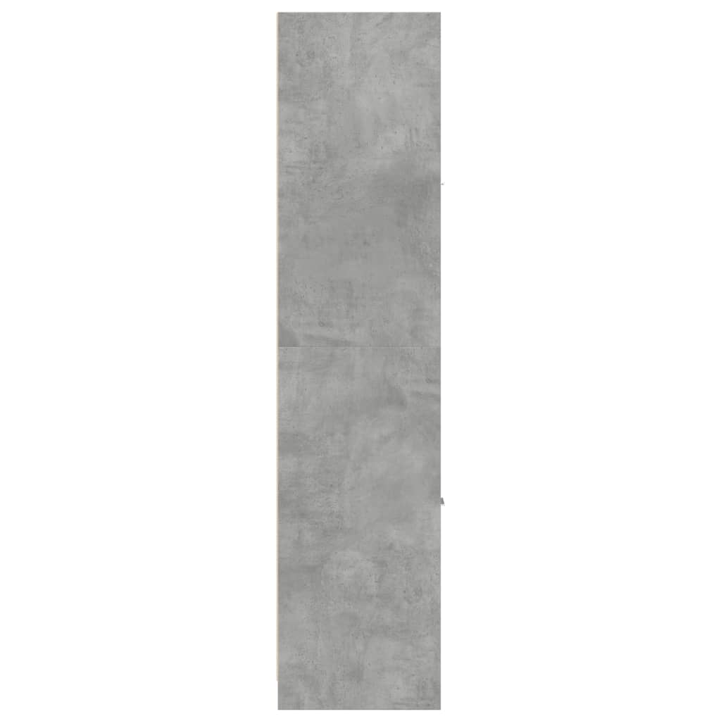 Apothecary Cabinet Concrete Grey 30x41x174,5 cm Engineered Wood