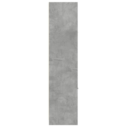 Apothecary Cabinet Concrete Grey 30x41x174,5 cm Engineered Wood