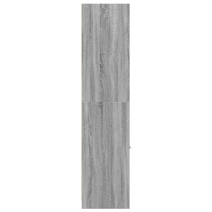 Apothecary Cabinet Grey Sonoma 30x41x174,5 cm Engineered Wood