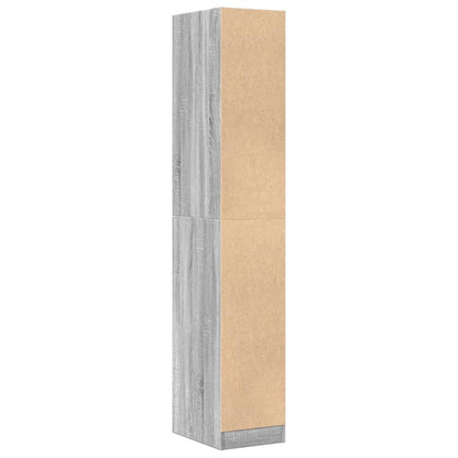 Apothecary Cabinet Grey Sonoma 30x41x174,5 cm Engineered Wood