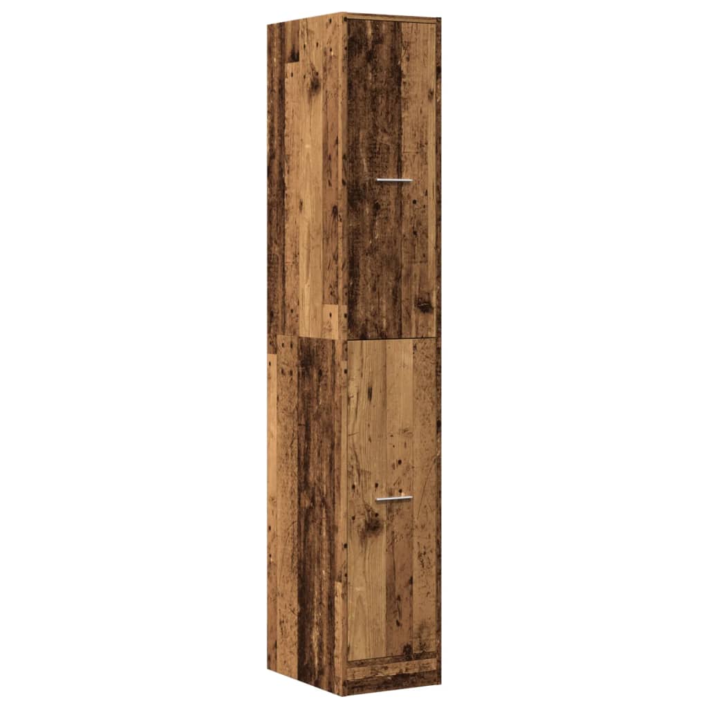 Apothecary Cabinet Old Wood 30x41x174,5 cm Engineered Wood