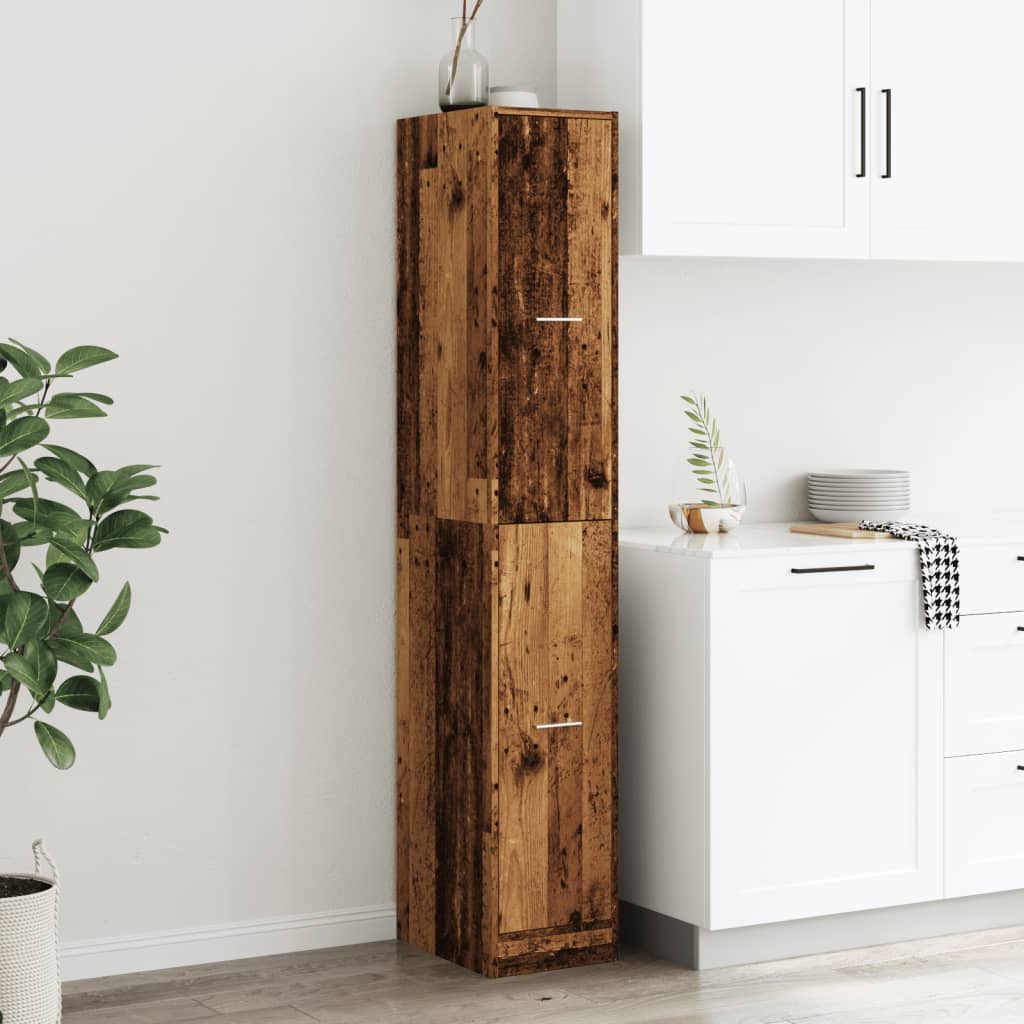 Apothecary Cabinet Old Wood 30x41x174,5 cm Engineered Wood