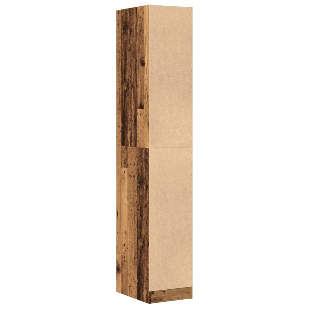 Apothecary Cabinet Old Wood 30x41x174,5 cm Engineered Wood