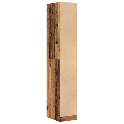 Apothecary Cabinet Old Wood 30x41x174,5 cm Engineered Wood