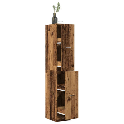 Apothecary Cabinet Old Wood 30x41x174,5 cm Engineered Wood