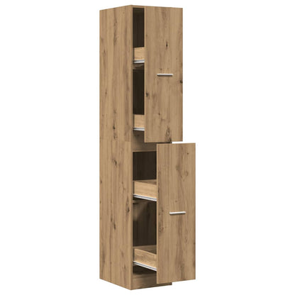 Apothecary Cabinet Artisian Oak 30x41x174,5 cm Engineered Wood