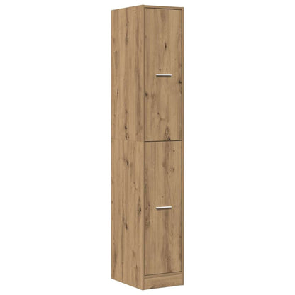 Apothecary Cabinet Artisian Oak 30x41x174,5 cm Engineered Wood