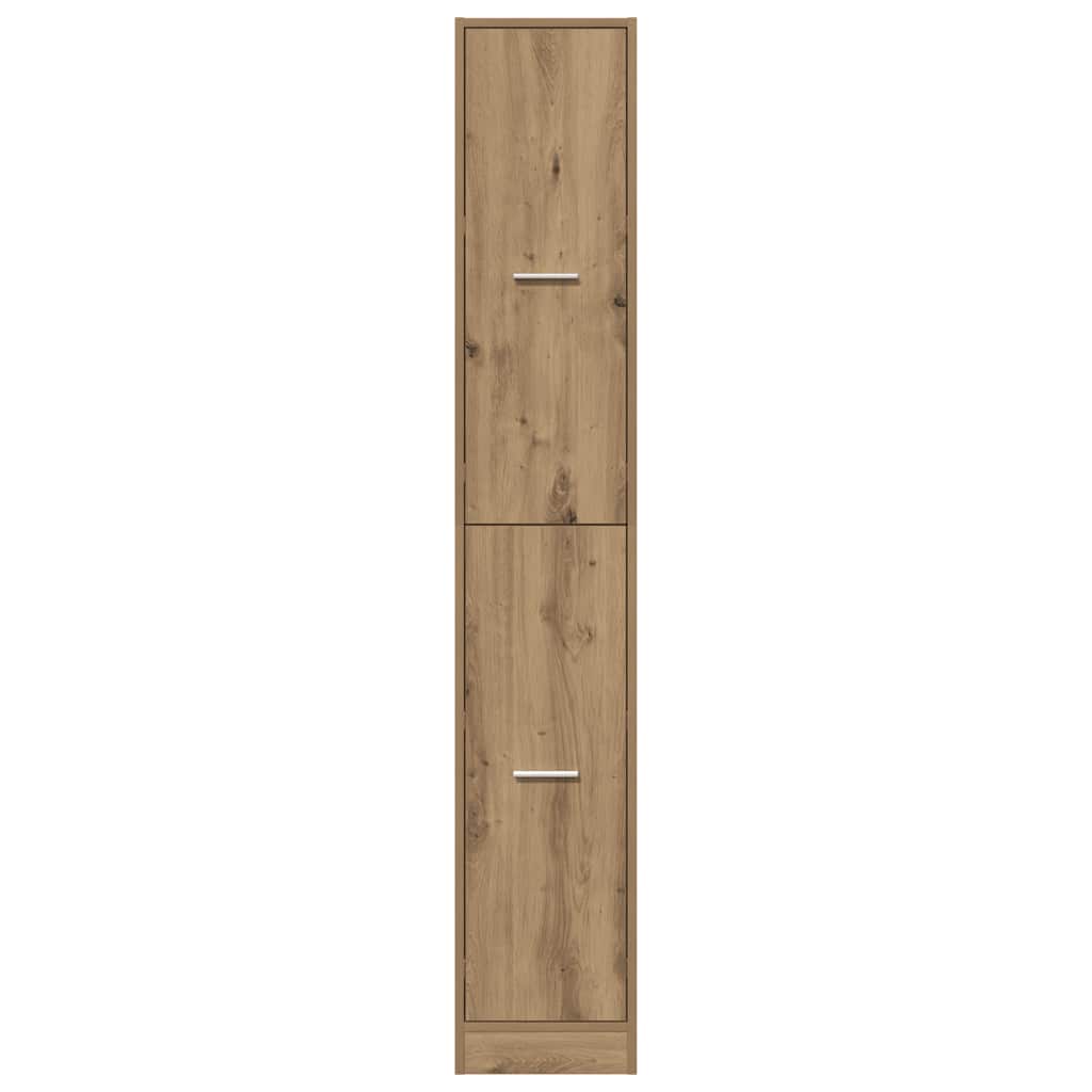 Apothecary Cabinet Artisian Oak 30x41x174,5 cm Engineered Wood