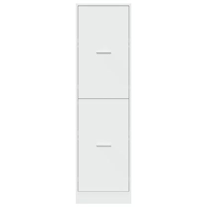 Apothecary Cabinet White 40x41x144,5 cm Engineered Wood