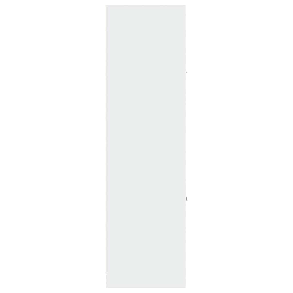 Apothecary Cabinet White 40x41x144,5 cm Engineered Wood
