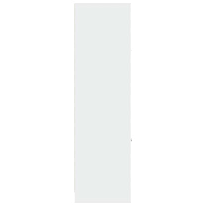 Apothecary Cabinet White 40x41x144,5 cm Engineered Wood