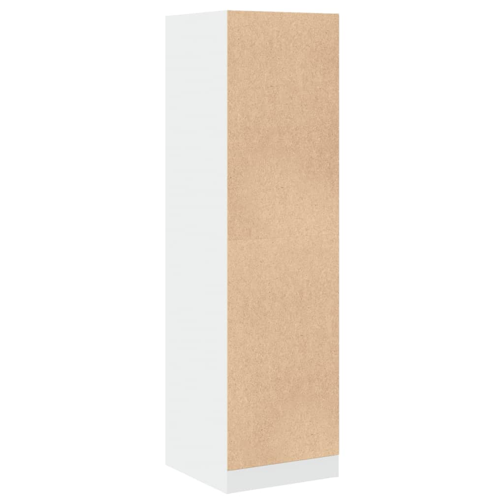 Apothecary Cabinet White 40x41x144,5 cm Engineered Wood