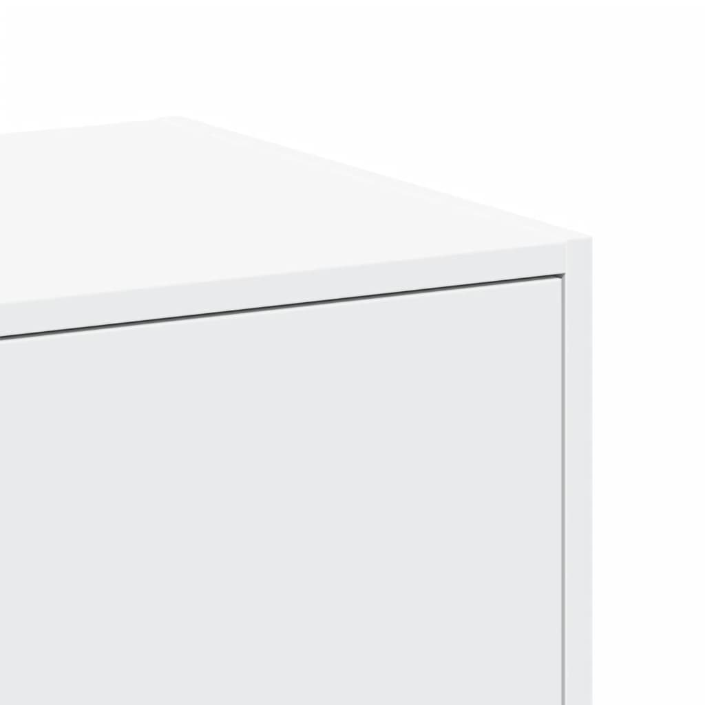 Apothecary Cabinet White 40x41x144,5 cm Engineered Wood