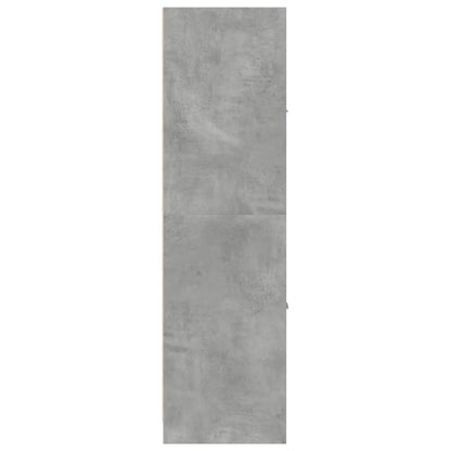 Apothecary Cabinet Concrete Grey 40x41x144,5 cm Engineered Wood