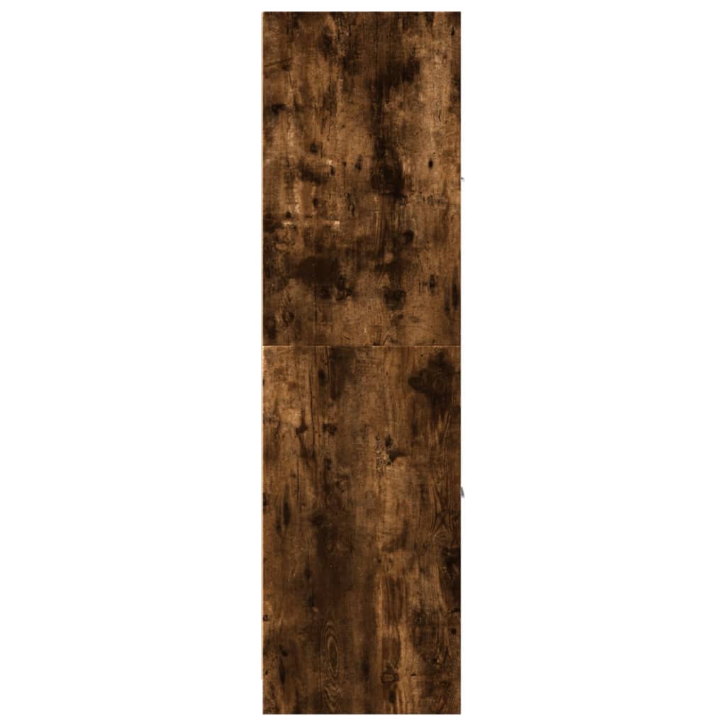 Apothecary Cabinet Smoked Oak 40x41x144,5 cm Engineered Wood
