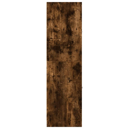 Apothecary Cabinet Smoked Oak 40x41x144,5 cm Engineered Wood