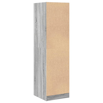 Apothecary Cabinet Grey Sonoma 40x41x144,5 cm Engineered Wood