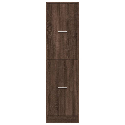 Apothecary Cabinet Brown Oak 40x41x144,5 cm Engineered Wood