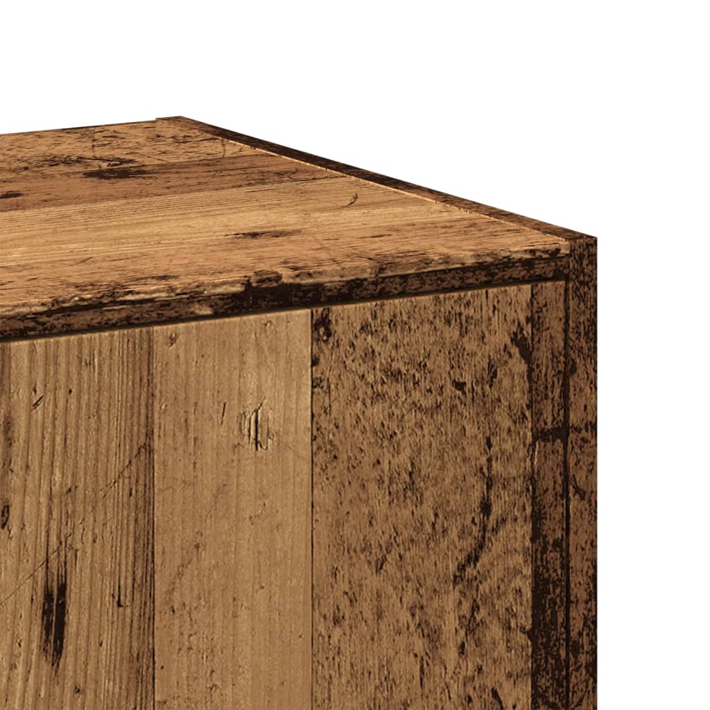 Apothecary Cabinet Old Wood 40x41x144.5 cm Engineered Wood