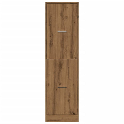 Apothecary Cabinet Artisian Oak 40x41x144.5 cm Engineered Wood