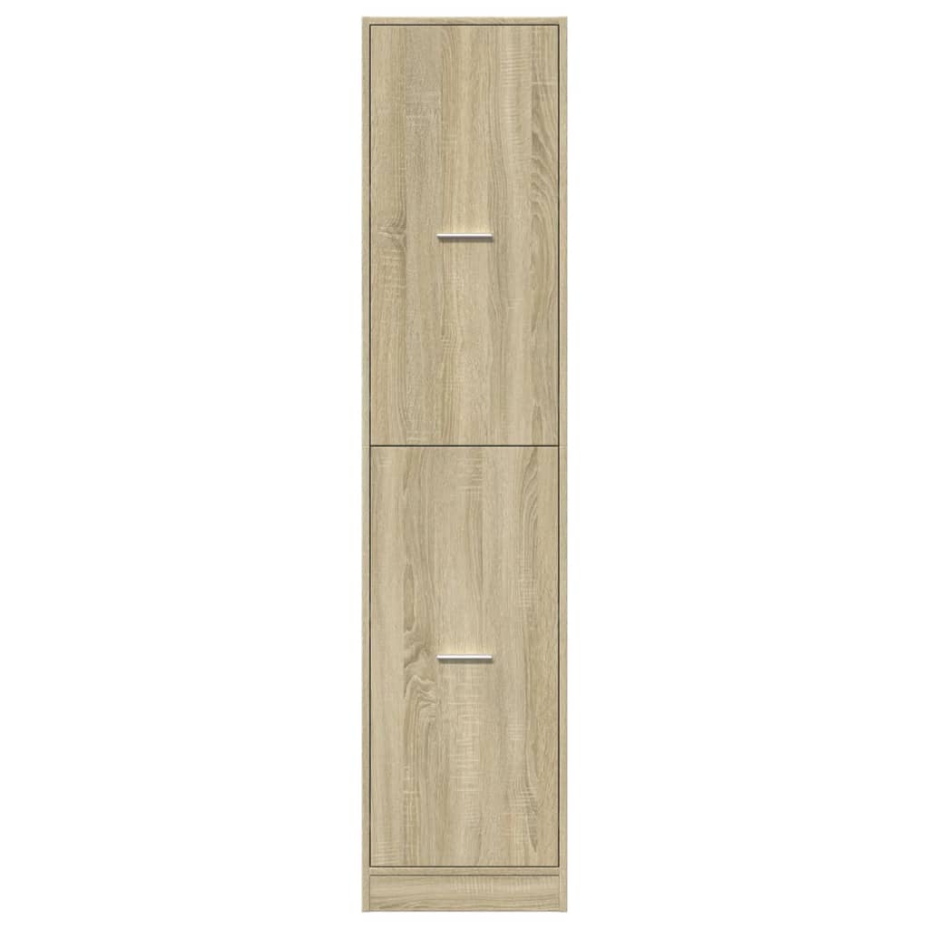 Apothecary Cabinet Sonoma Oak 40x41x174,5 cm Engineered Wood