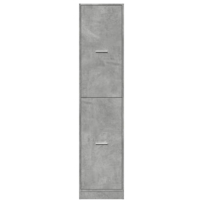 Apothecary Cabinet Concrete Grey 40x41x174,5 cm Engineered Wood