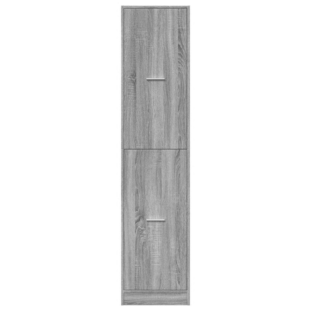 Apothecary Cabinet Grey Sonoma 40x41x174,5 cm Engineered Wood