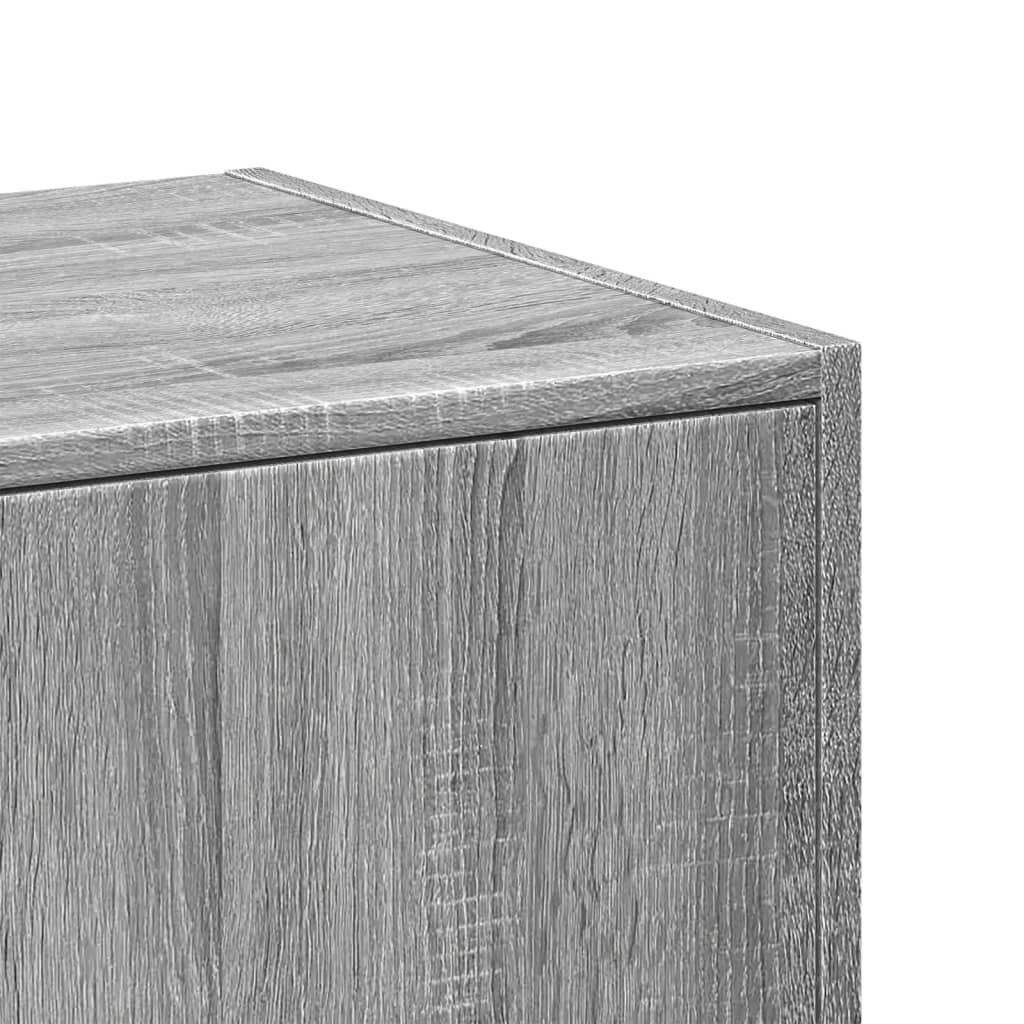 Apothecary Cabinet Grey Sonoma 40x41x174,5 cm Engineered Wood