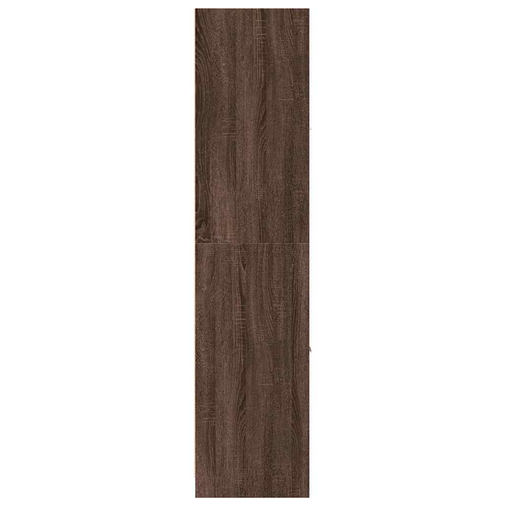 Apothecary Cabinet Brown Oak 40x41x174,5 cm Engineered Wood
