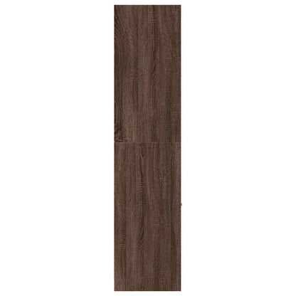 Apothecary Cabinet Brown Oak 40x41x174,5 cm Engineered Wood