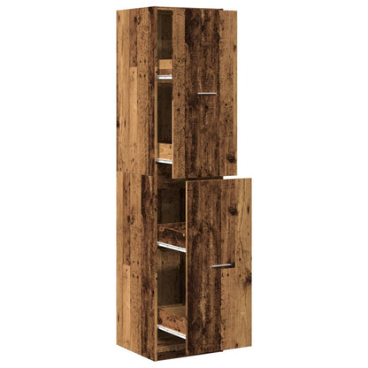 Apothecary Cabinet Old Wood 40x41x174,5 cm Engineered Wood