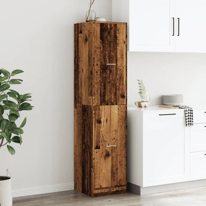 Apothecary Cabinet Old Wood 40x41x174,5 cm Engineered Wood