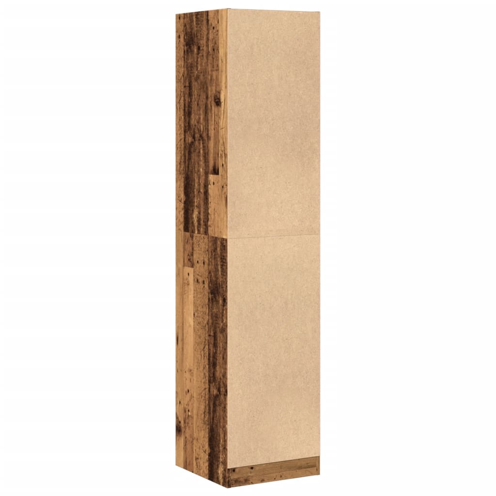 Apothecary Cabinet Old Wood 40x41x174,5 cm Engineered Wood