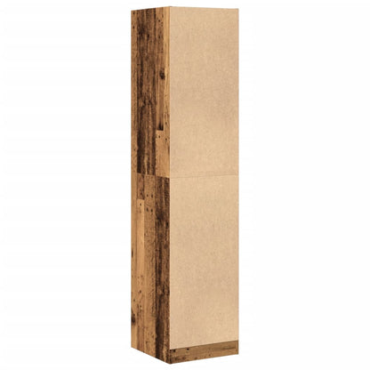 Apothecary Cabinet Old Wood 40x41x174,5 cm Engineered Wood