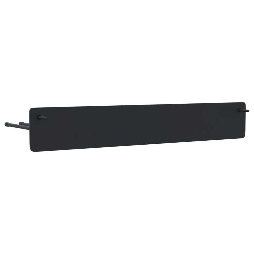 Garden Tool Storage Racks Wall Mounted 4 pcs Black Steel