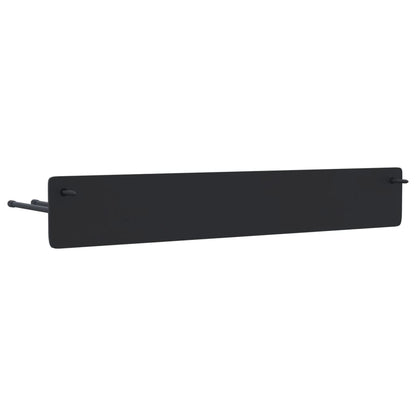 Garden Tool Storage Racks Wall Mounted 4 pcs Black Steel