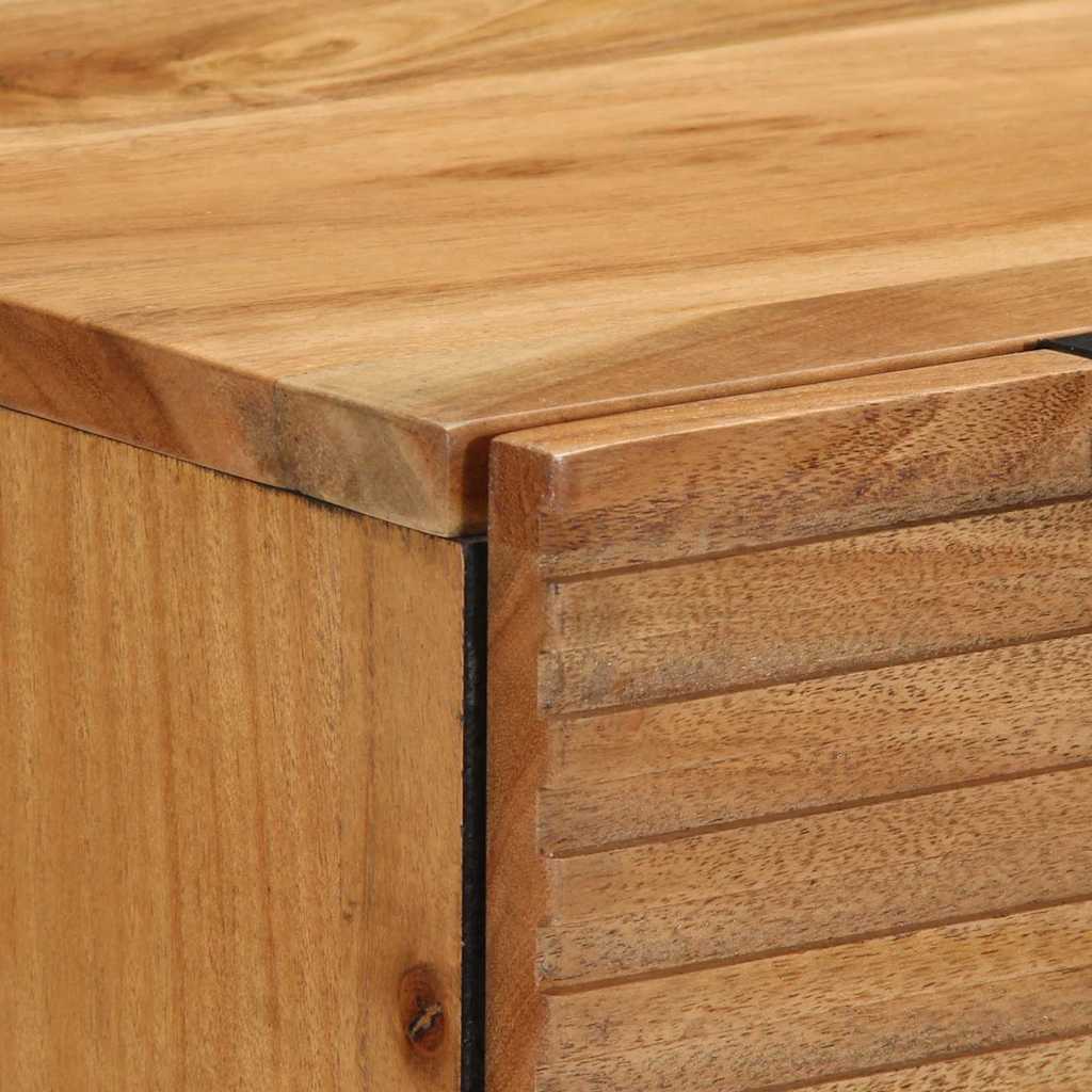 Sideboard Set 3 pcs 180 x 33 x 75 cm Solid Acacia Wood
